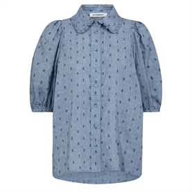 Co'couture DottieCC SS Skjorte, Dusty Blue 